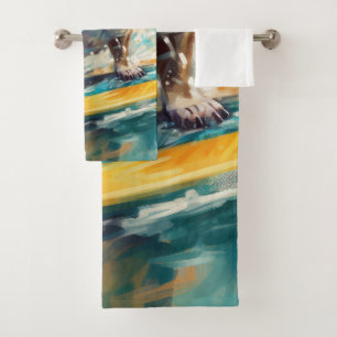 Conjunto De Toalhas Pintura de Navegação em Balão