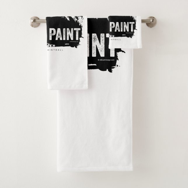 Conjunto De Toalhas Pintura de Paintball Let's (Insitu)