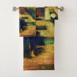 Conjunto De Toalhas Pintura do Canal de Veneza
