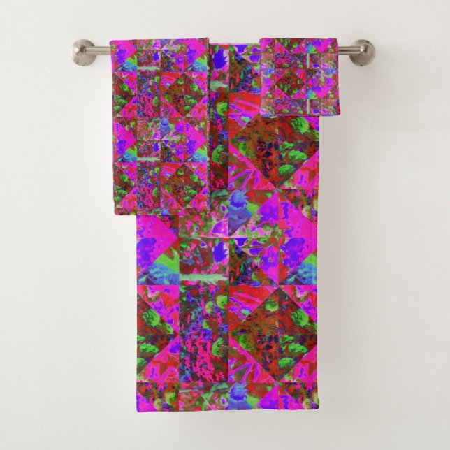 Conjunto De Toalhas Pintura do Jardim com Hydrangea Verde limão (Insitu)