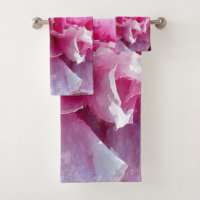 *~* Pintura Floral de Peônia Rosa Arte Original AR
