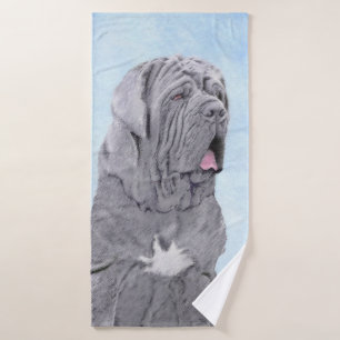 Conjunto De Toalhas Pintura Mastiff Neopolita - Arte Canina Original