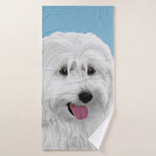 Conjunto De Toalhas Pintura Polonesa de Sheepdog - Arte Canina