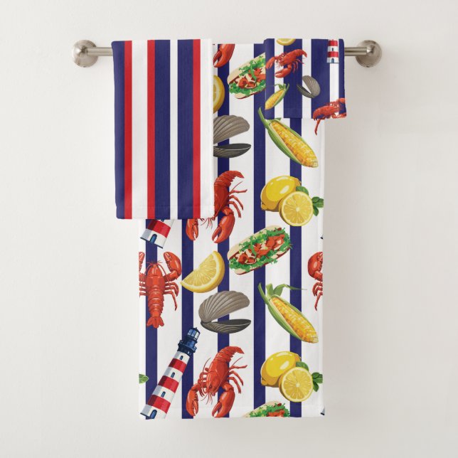 Conjunto De Toalhas Piquenique na Nova Inglaterra (Insitu)