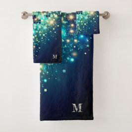 Conjunto De Toalhas Pixel Bokeh Radiante