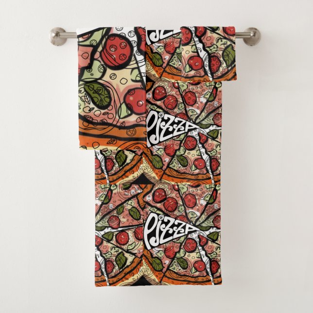 Conjunto De Toalhas Pizza Pie (Insitu)