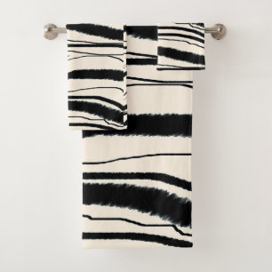 CONJUNTO DE TOALHAS PLUSH ZEBRA IMPRESSÃO