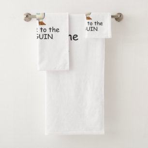 Conjunto De Toalhas Poder do pinguim do T