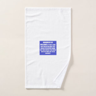 Conjunto De Toalhas poemas de estilo de vida de escolha do Pessoas