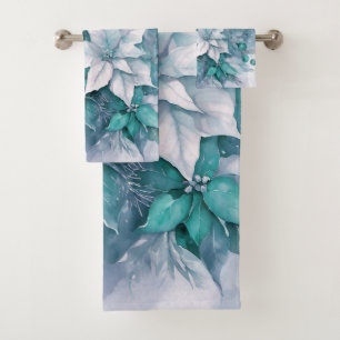 Conjunto De Toalhas Poinsétia de Natal