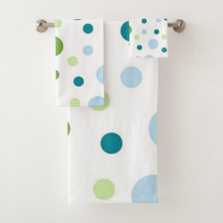 Conjunto De Toalhas Polka dot pattern
