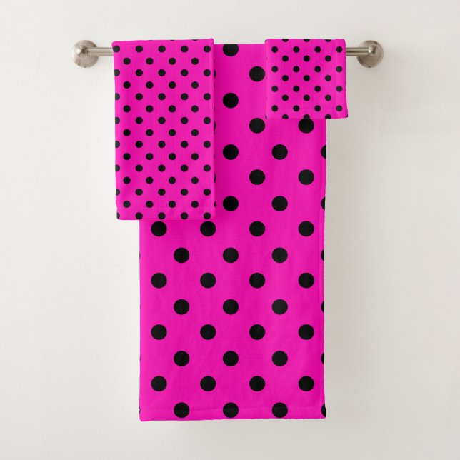 Conjunto De Toalhas Pontos Polka (Insitu)