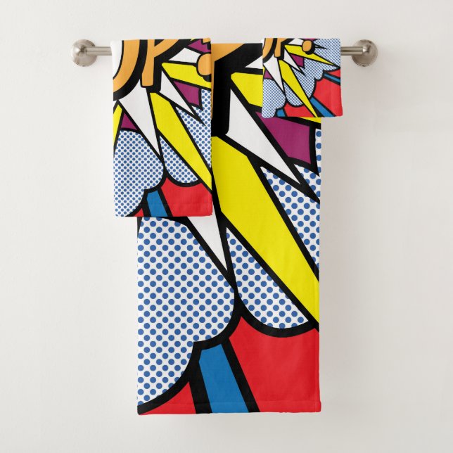 Conjunto De Toalhas Pop Art Towel (Insitu)