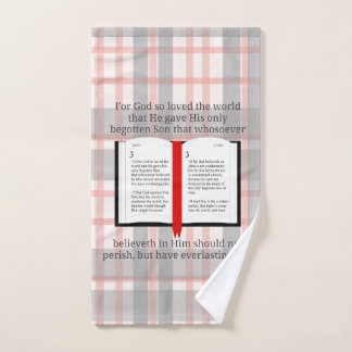 Conjunto De Toalhas Por Deus tão amado pelo mundo