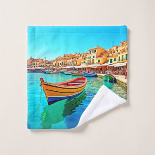 Conjunto De Toalhas Porto Vibrante: Felicidade Mediterrânica