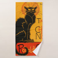 Poster de Steinlen no Halloween do Gato Negro