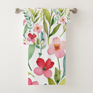 Conjunto De Toalhas Prado de Flores Silvestres