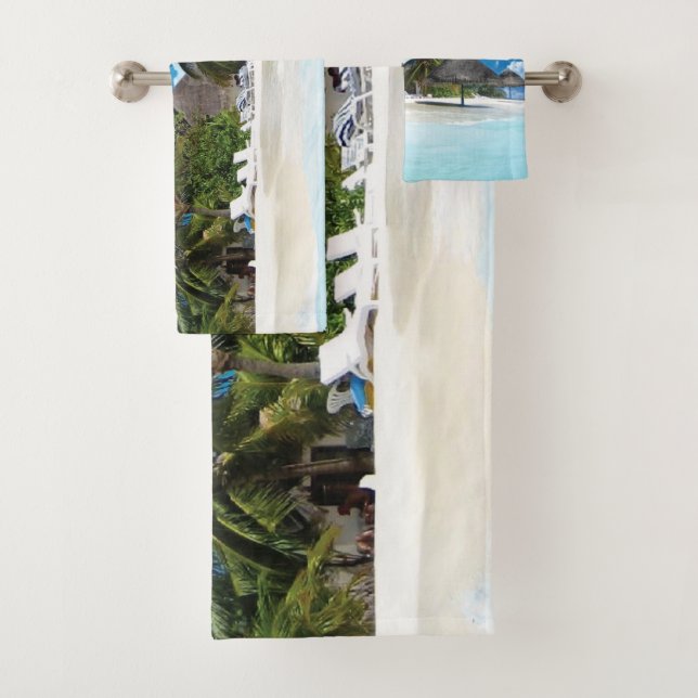 Conjunto De Toalhas Praia Exótica (Insitu)