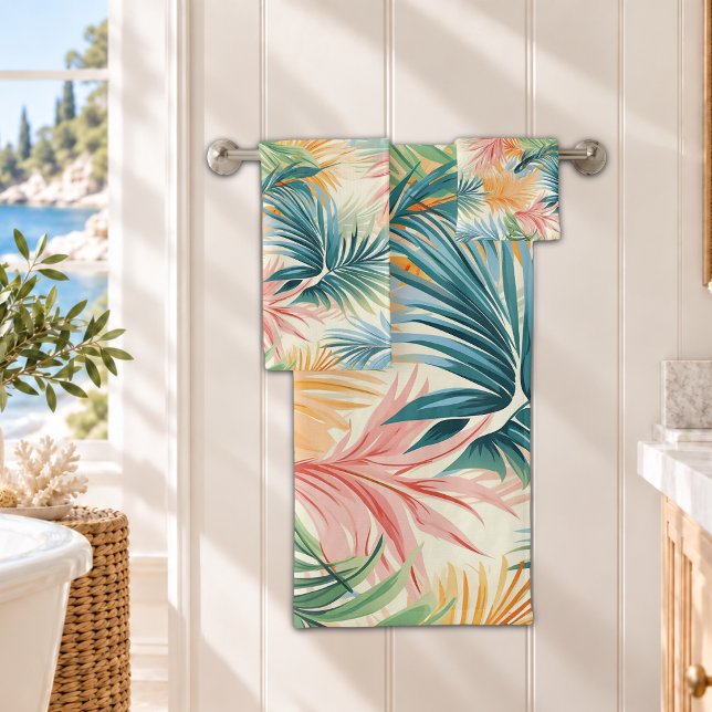 Conjunto De Toalhas Praia Tropical (Criador carregado)