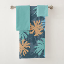 Conjunto De Toalhas Praia Vibe Palm Tree