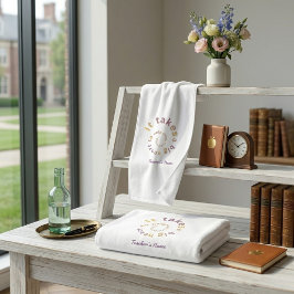 Conjunto De Toalhas Presente Personalizado de Agradecimento ao Profess