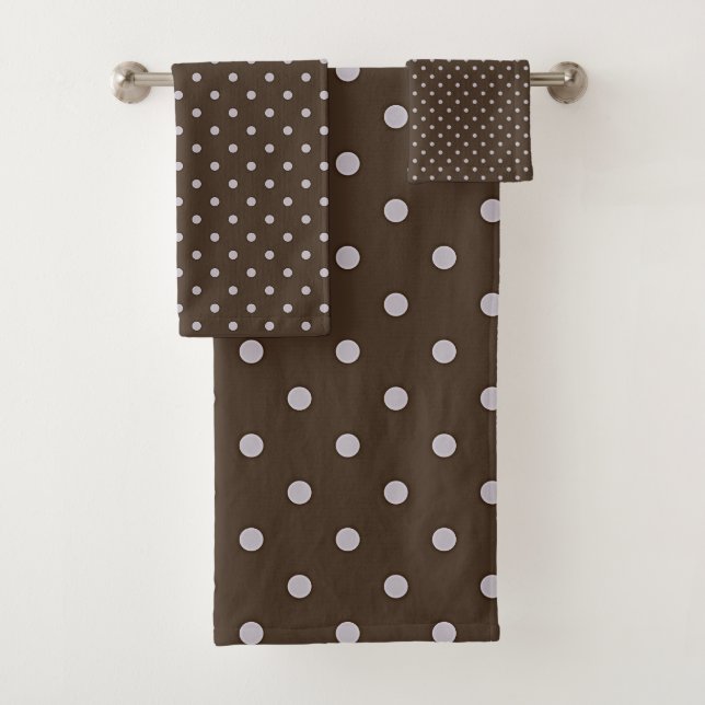 Conjunto De Toalhas Presente Ponto Marrom  (Insitu)