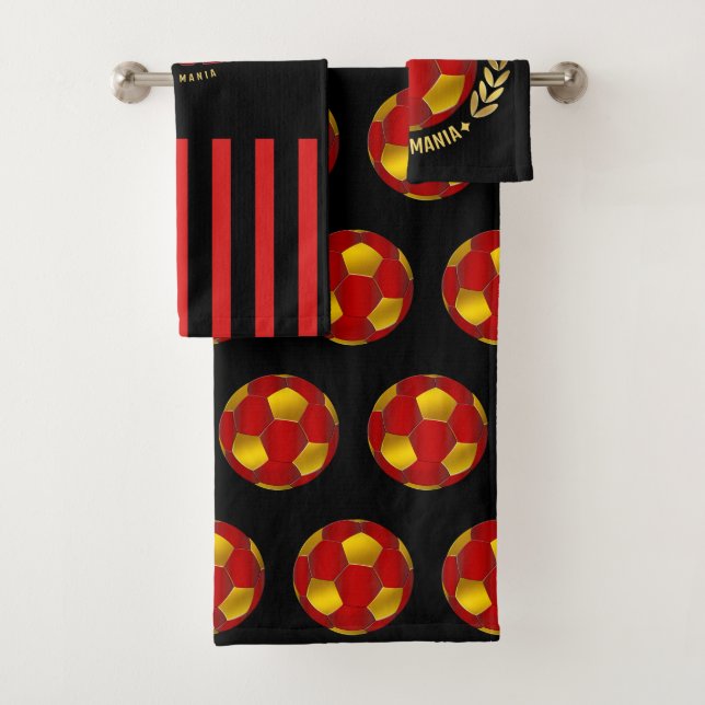 Conjunto De Toalhas presentes de aniversário de futebol (Insitu)