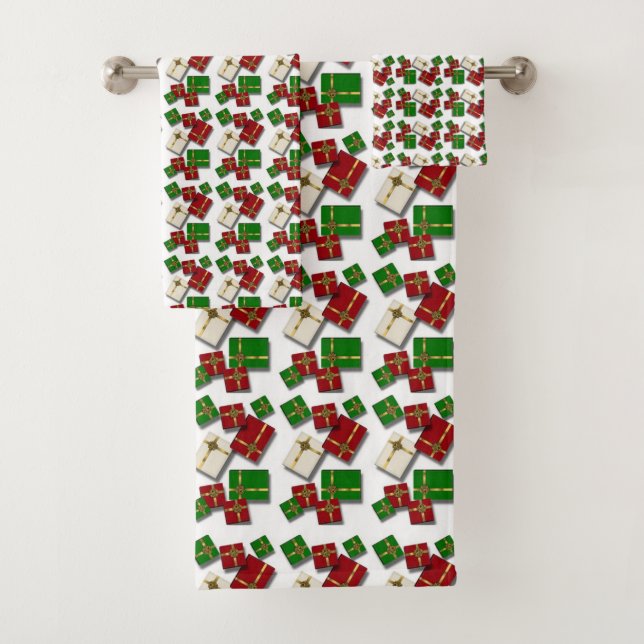 Conjunto De Toalhas Presentes de Natal (Insitu)