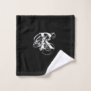 Conjunto De Toalhas Preto Personalizado