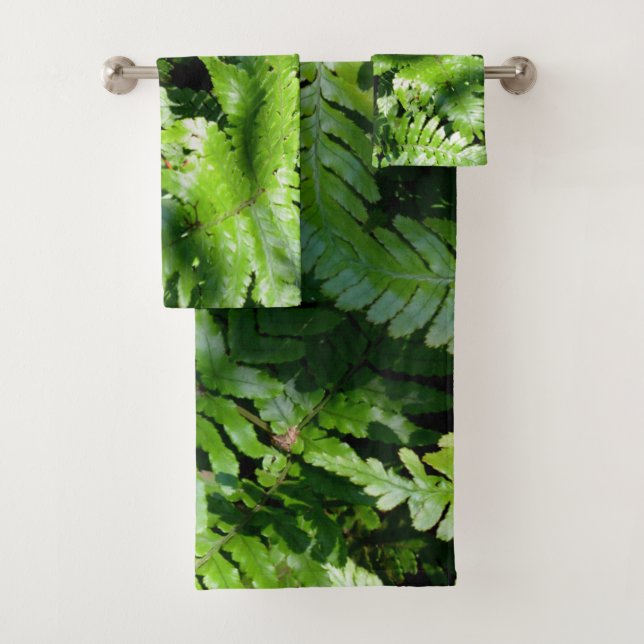 Conjunto De Toalhas Primavera Green Ferns (Insitu)