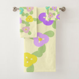 Conjunto De Toalhas Primavera Meadow