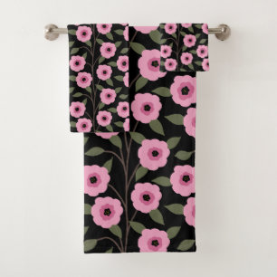 Conjunto De Toalhas Primavera Wildflower Meadow Flower Garden Greenery