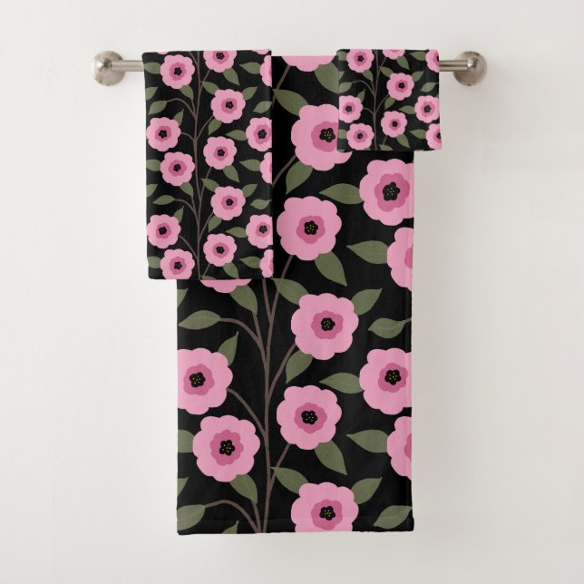 Conjunto De Toalhas Primavera Wildflower Meadow Flower Garden Greenery (Insitu)