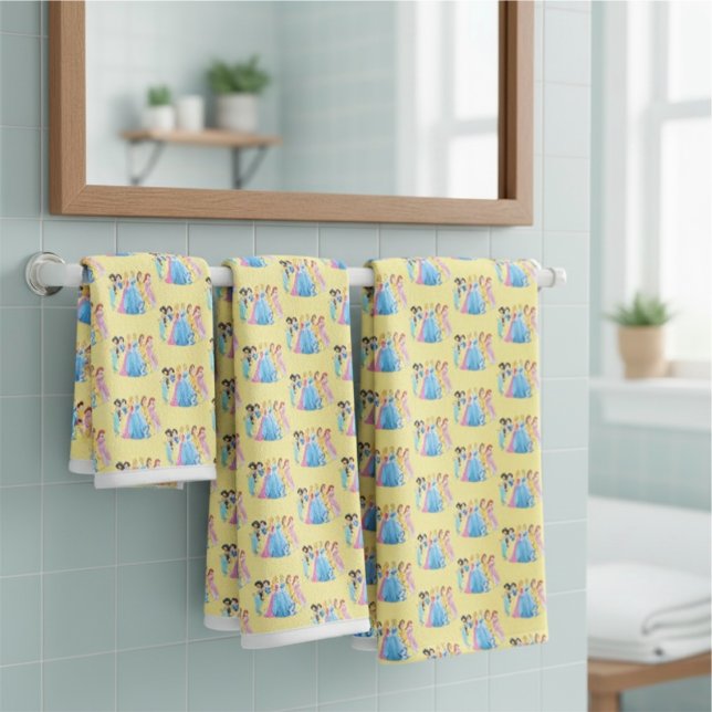 Conjunto De Toalhas Princesa Bath Towel Set (Criador carregado)