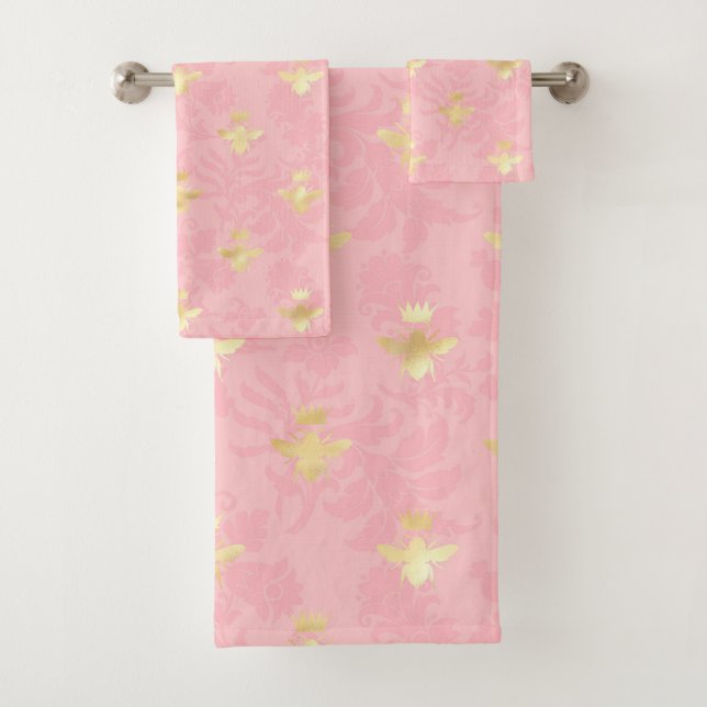 Conjunto De Toalhas Princesa Bee Series Design nº 4 (Insitu)