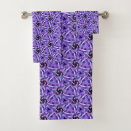Conjunto De Toalhas Pulso Violeta