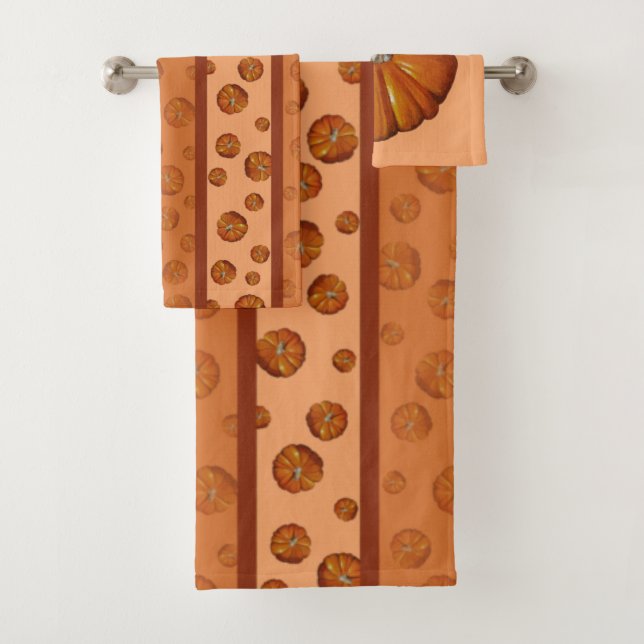 Conjunto De Toalhas Pumpkin Bath Towels (Insitu)