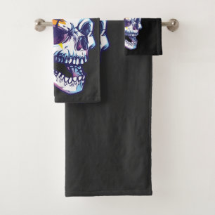 Conjunto De Toalhas Punk de Caveira