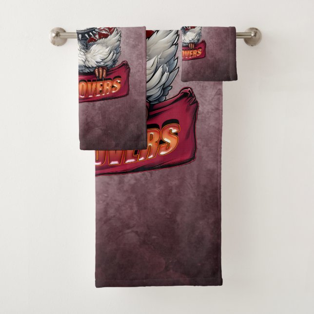 Conjunto De Toalhas Punk Swan: O rebelde preso. (Insitu)