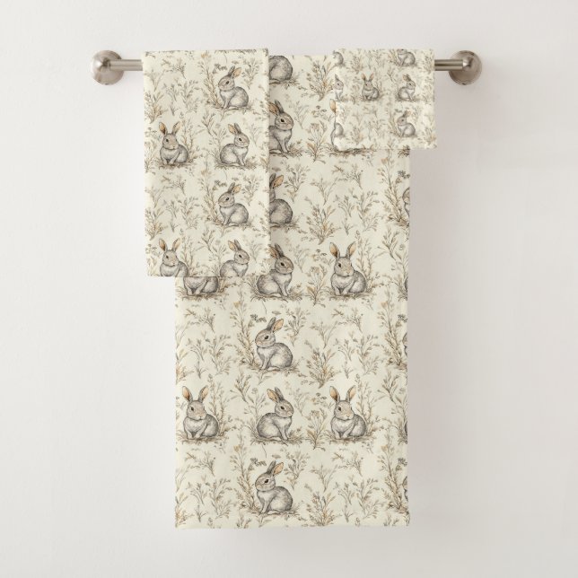 Conjunto De Toalhas Quadrinhos de madeira (Insitu)