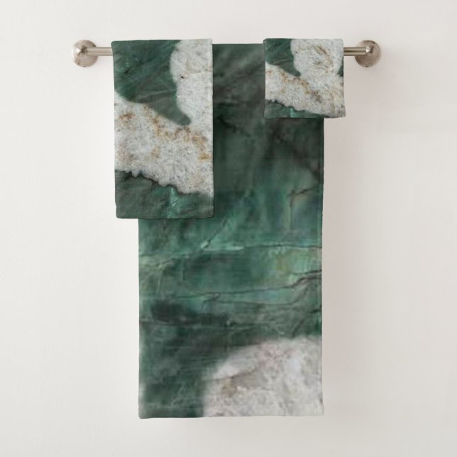 Conjunto De Toalhas Quartzite Verde (Insitu)
