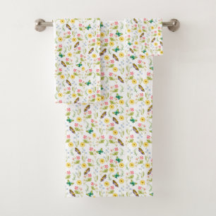 Conjunto De Toalhas Que mundo Primavera maravilhoso