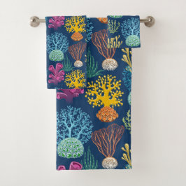 Conjunto De Toalhas Recife de Coral