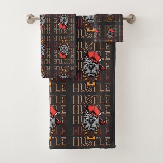 Conjunto De Toalhas Red Hat Mad Dog Hustle (Insitu)