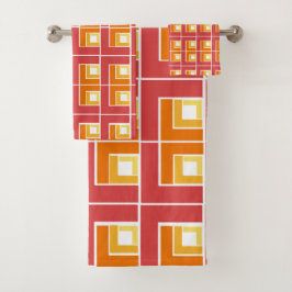 Conjunto De Toalhas Red Topsy Turvy