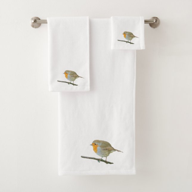 Conjunto de Toalhas Redbreast Robin (Insitu)