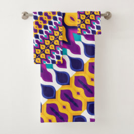 Conjunto De Toalhas Repetição da chama do Sunset