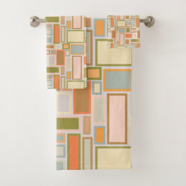 Conjunto De Toalhas Retângulos de Boho