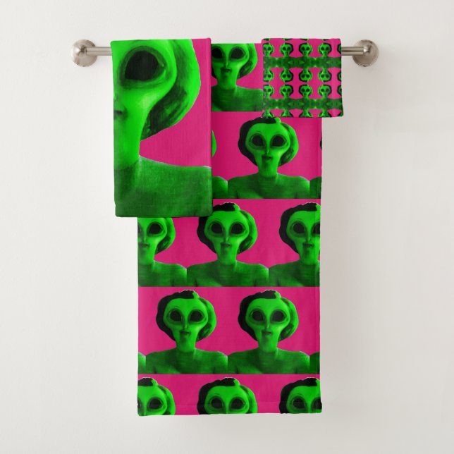 Conjunto De Toalhas Retrato automático da alienígena (Insitu)