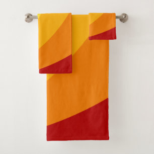 Conjunto De Toalhas Retro Bath Towers - Beach Tropical Summer Colors